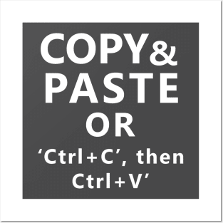 Copy Paste Posters and Art